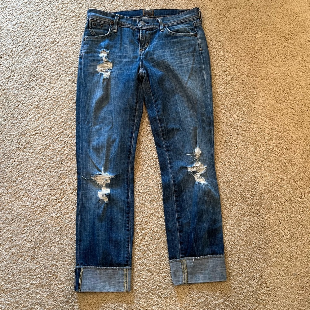 CITIZEN OF HUMANITY Boyfriend bootcut jean